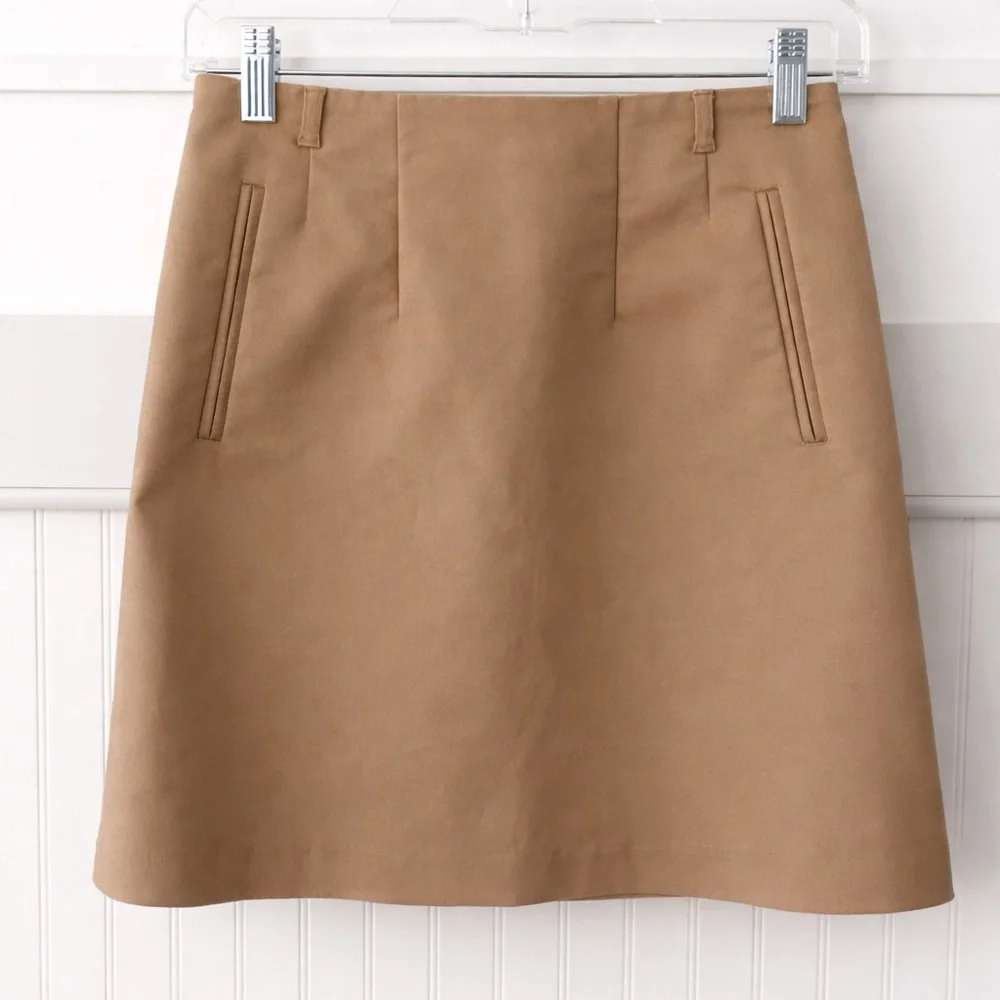H&M Tan A-Line Mini Skirt - Picture 3 of 5